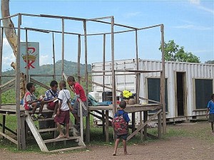 Providing classrooms in PNG